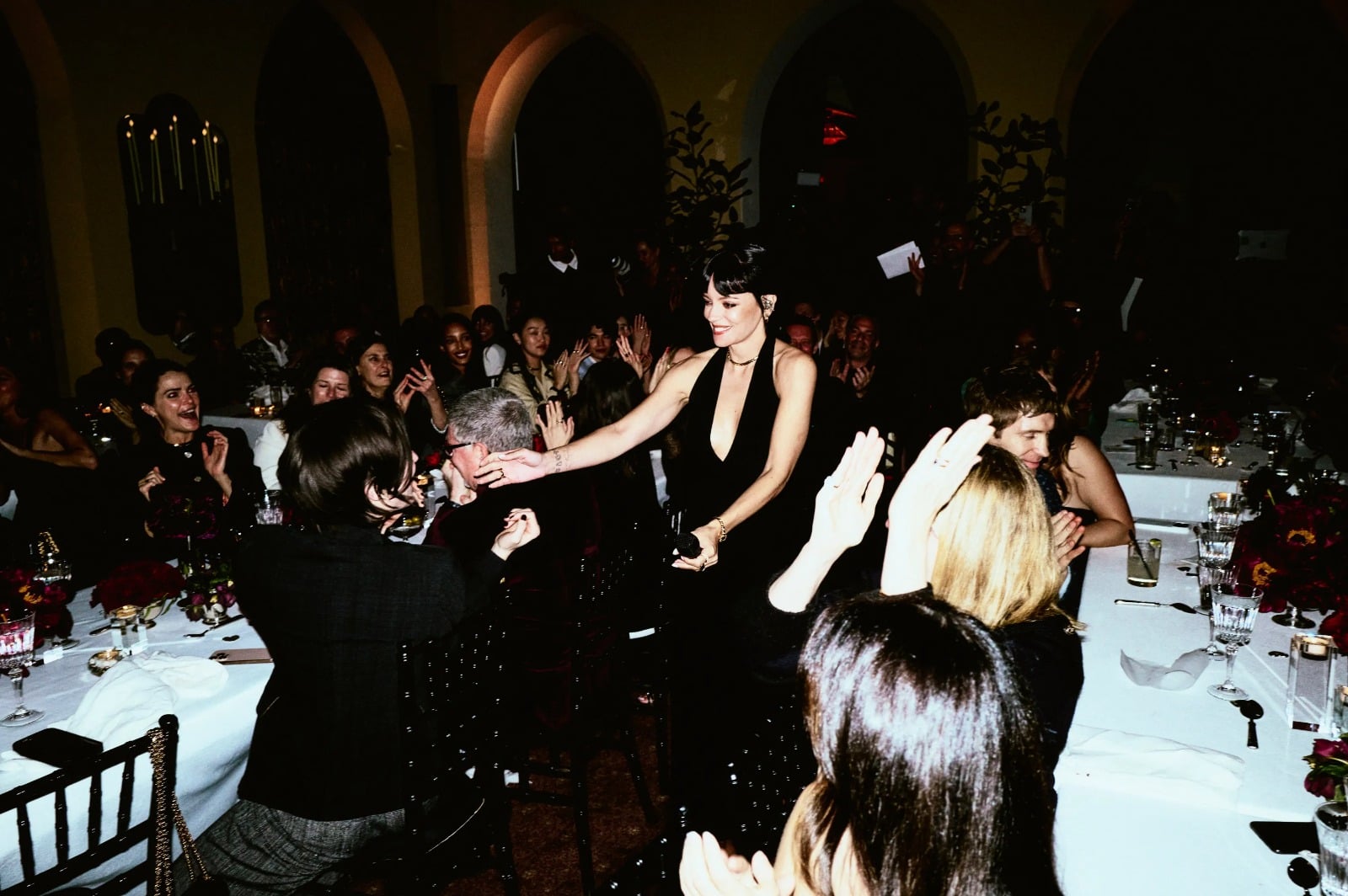 ليلي ألين في الحفل