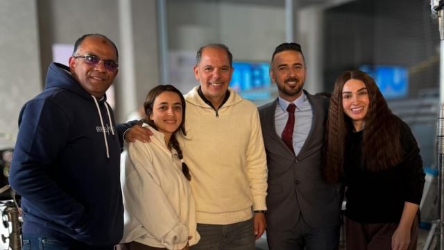 رامي إمام مع روجينا ومايا أشرف زكي ومحمد مهران