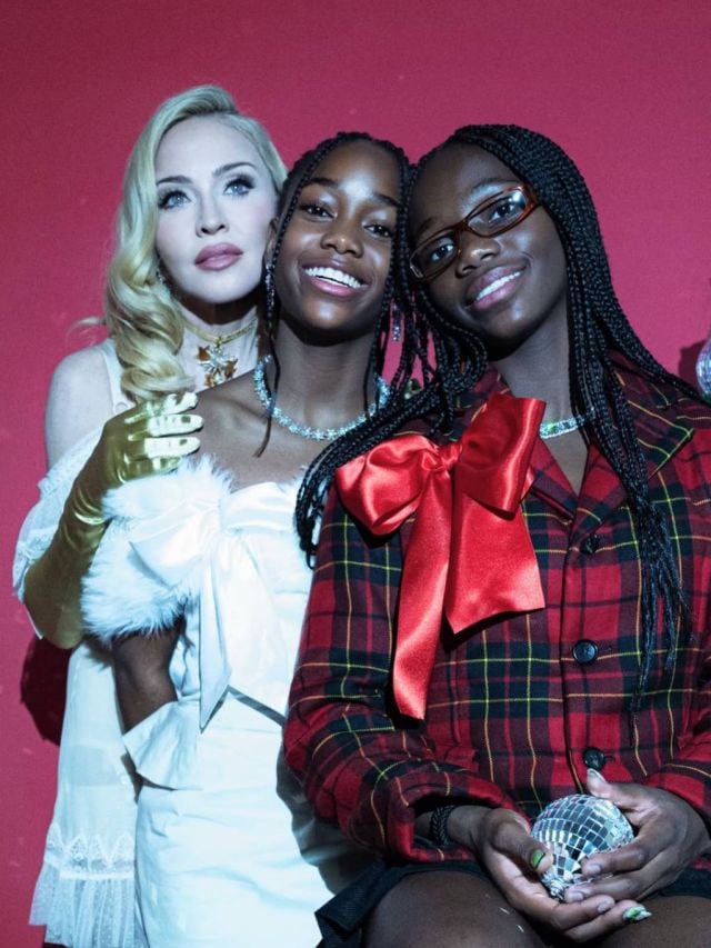 مادونا وابنتاها التوأم