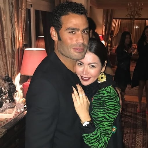 لقاء الخميسي وزوجها