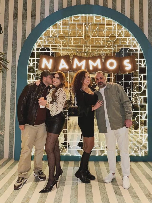 نسرين طافش وزوجها أحمد جوهر 