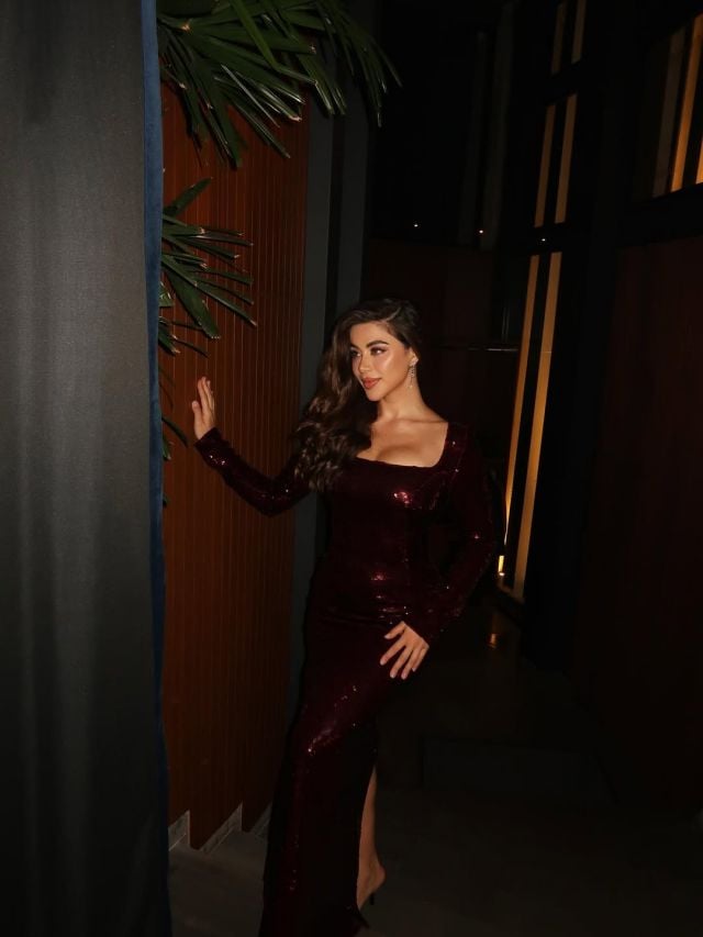 يارا السكري تتألق يوم ميلادها بالدانتيل الجريء