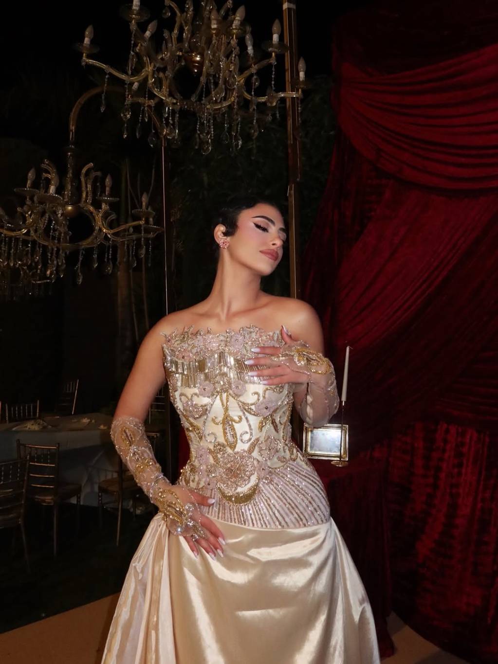 المؤثّرة شيماء صبري تتألق بفستان أنيق يوم خطوبتها 