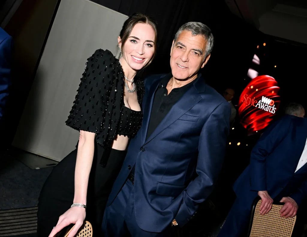 جورج كلوني وإيميلي بلانت