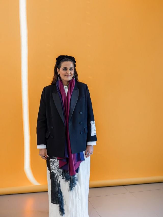 الشيخة المياسة بنت حمد آل ثاني خلال مؤتمر DLD ميونيخ