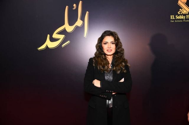 نجلاء بدر في العرض الخاص لفيلم الملحد