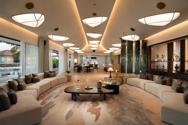 غرفة المعيشة في ذا ريزيدنس