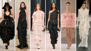 فساتين الكشكش تعيد تعريف أناقة شتاء 2026