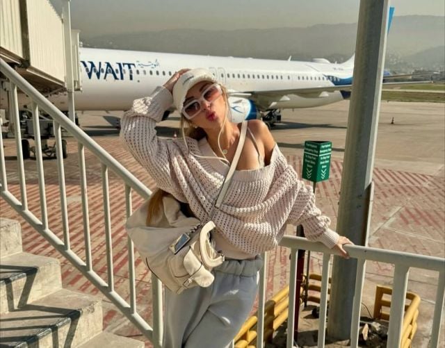 ميريام فارس بإطلالة كاجوال