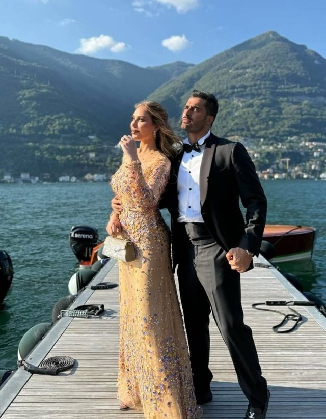 الدكتورة خلود وزوجها أمين