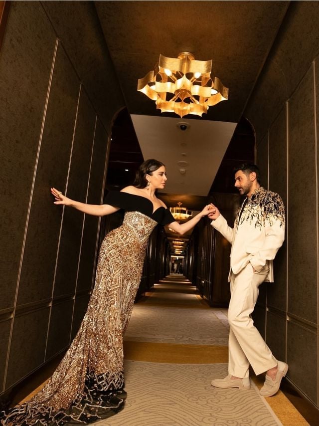 سارة أبي كنعان تنسق إطلالتها مع وسام فارس