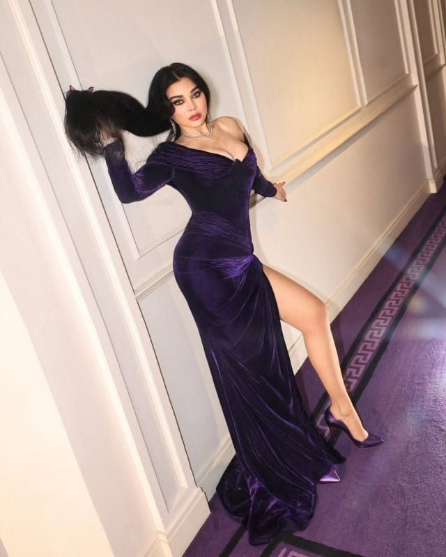 هيفاء وهبي في حفل زفاف بدبي