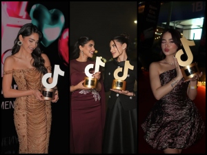 أناقة لافتة وتفاصيل فاخرة… هكذا تألقت بيسان اسماعيل ونور ستارز في جوائز "تيك توك"