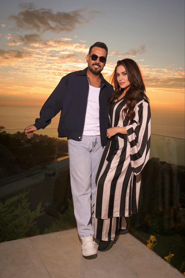 النجمة رندلى قديح وعلي جاسم