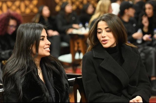 يارا السكري في العزاء