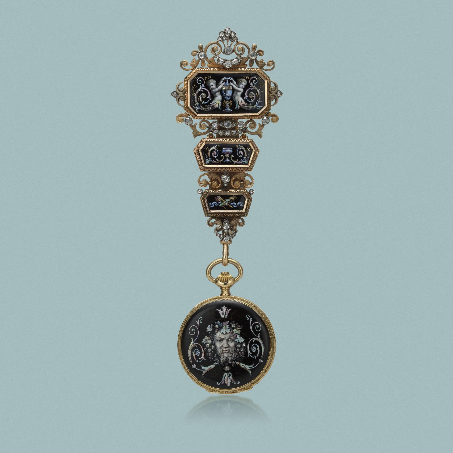 ساعة دبابيس عصر النهضة 1873-1879