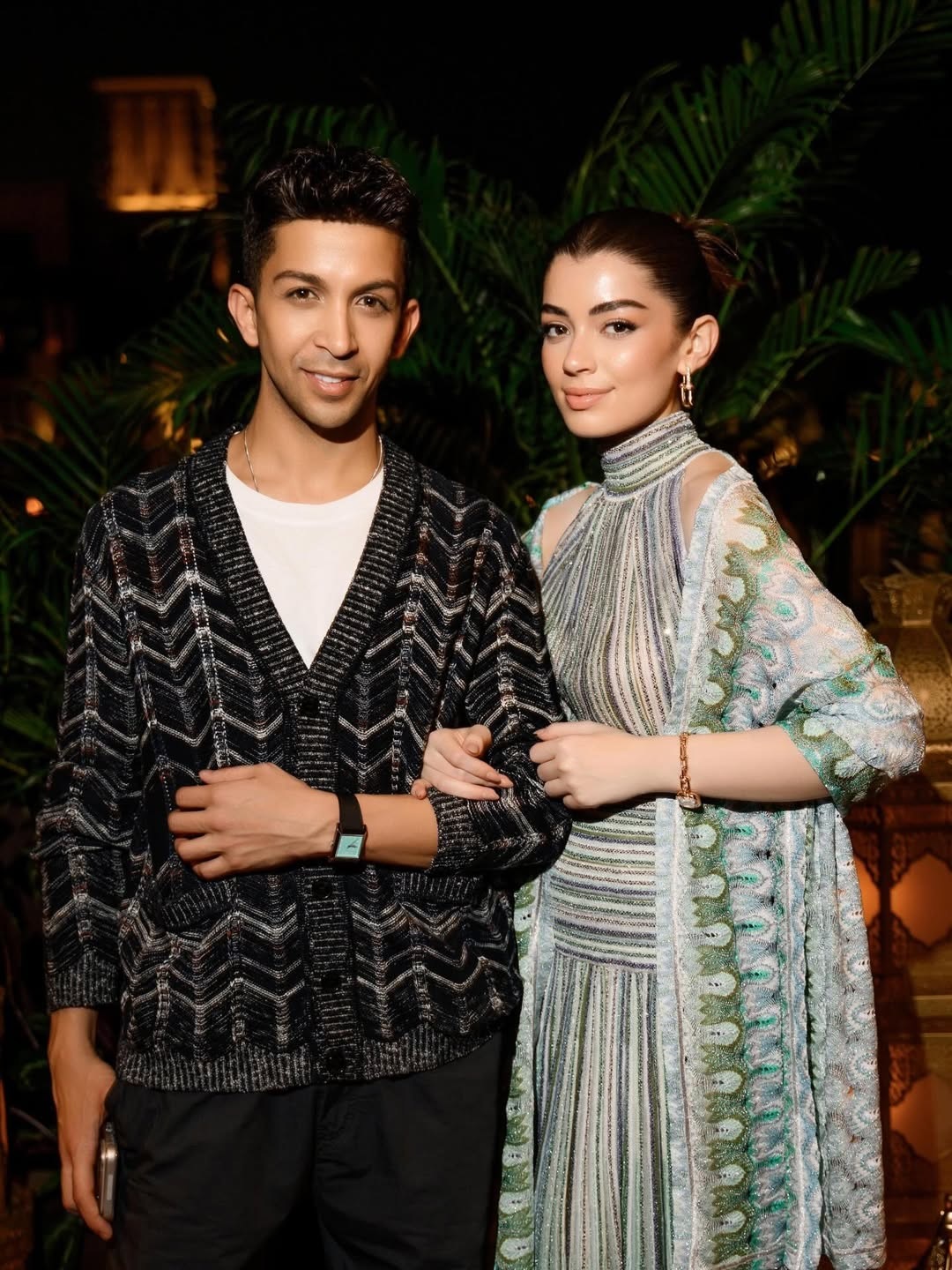 ليلى زاهر تحتفل بأول عيد حب مع زوجها برسالة رومانسية