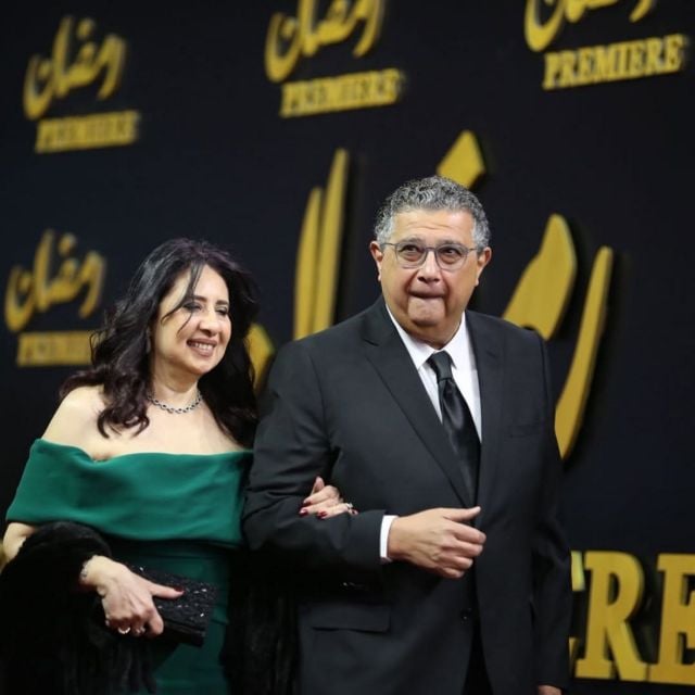 ماجد الكدواني وزوجته