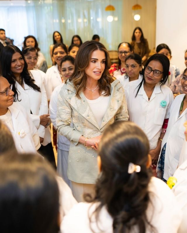 الملكة رانيا العبدالله في مومباي