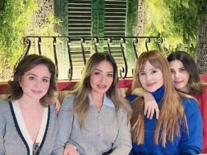 ماجدة الرومي في ضيافة إلهام شاهين خلال زيارتها لمصر (فيديو وصور)