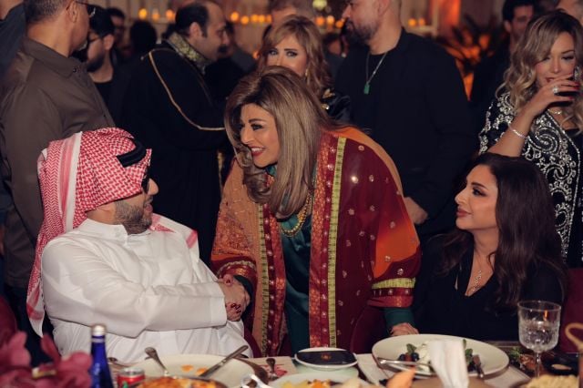 تركي آل الشيخ مع أنغام وهالة صدقي