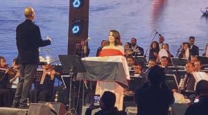 ماجدة الرومي توجّه رسالة الى الرئيس المصري في حفلها بالقاهرة (فيديو وصور)
