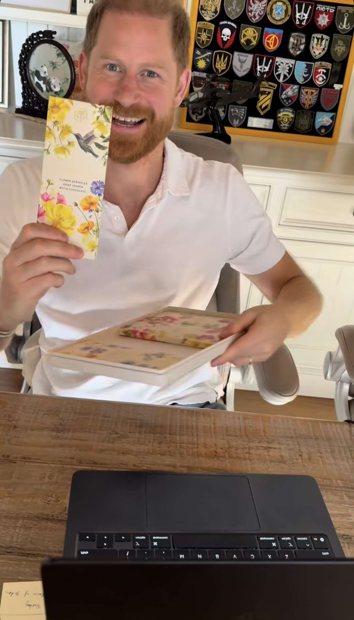 الأمير هاري في منشور ميغان ماركل