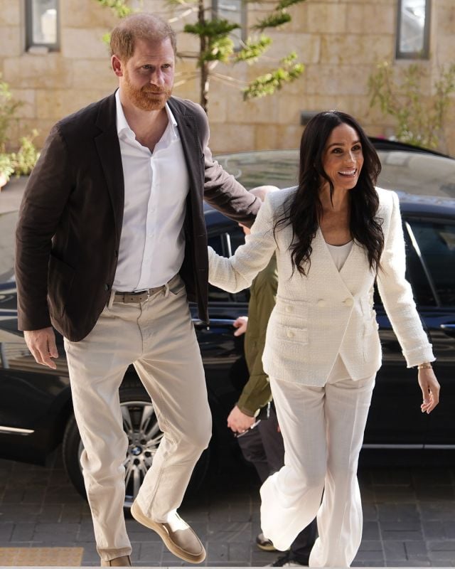 الأمير هاري وميغان ماركل يبدآن زيارة إنسانية إلى الأردن