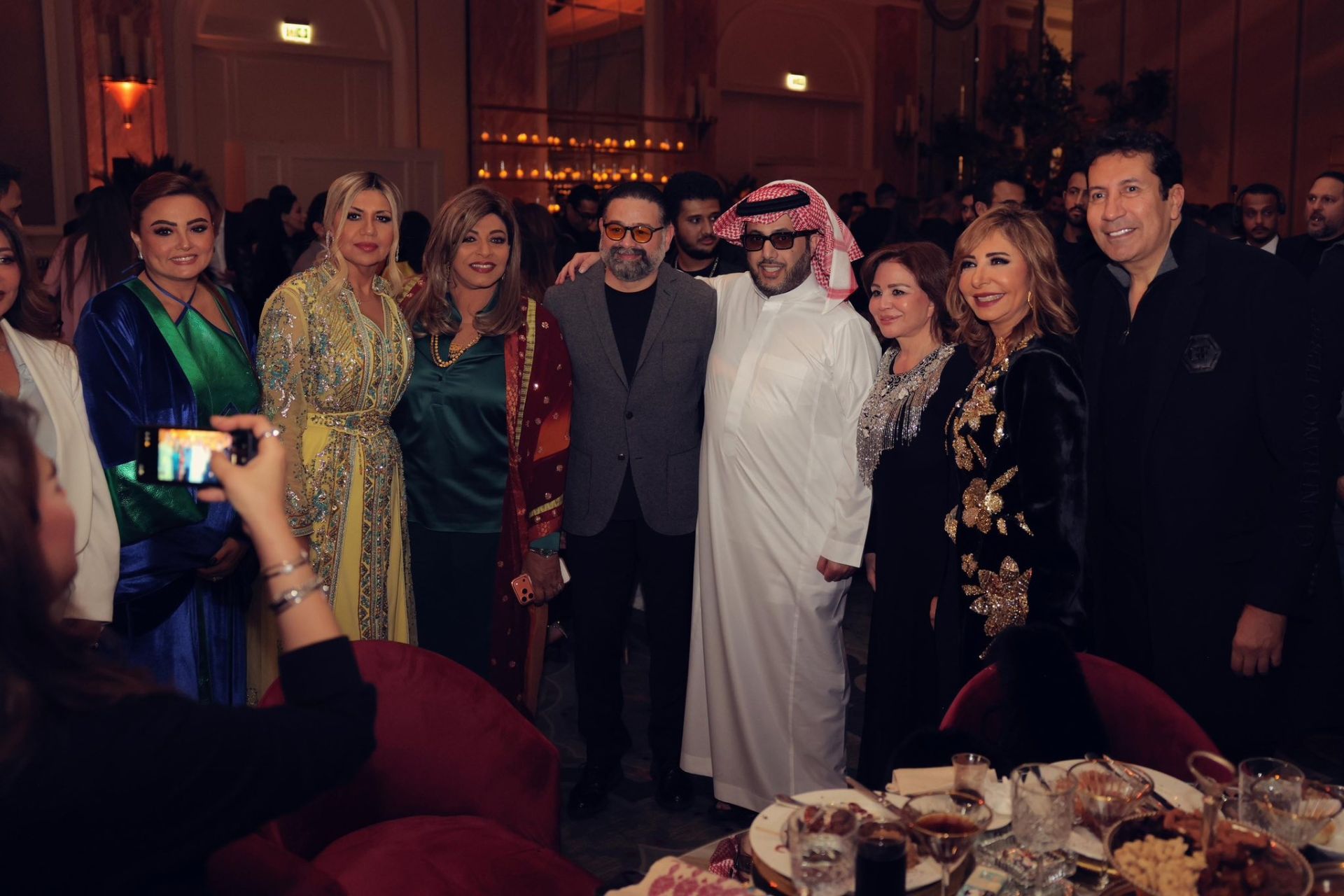 تركي آل الشيخ مع نجوم الفن