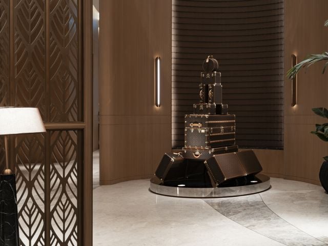 ديكور لويس فويتون يأسر القلوب