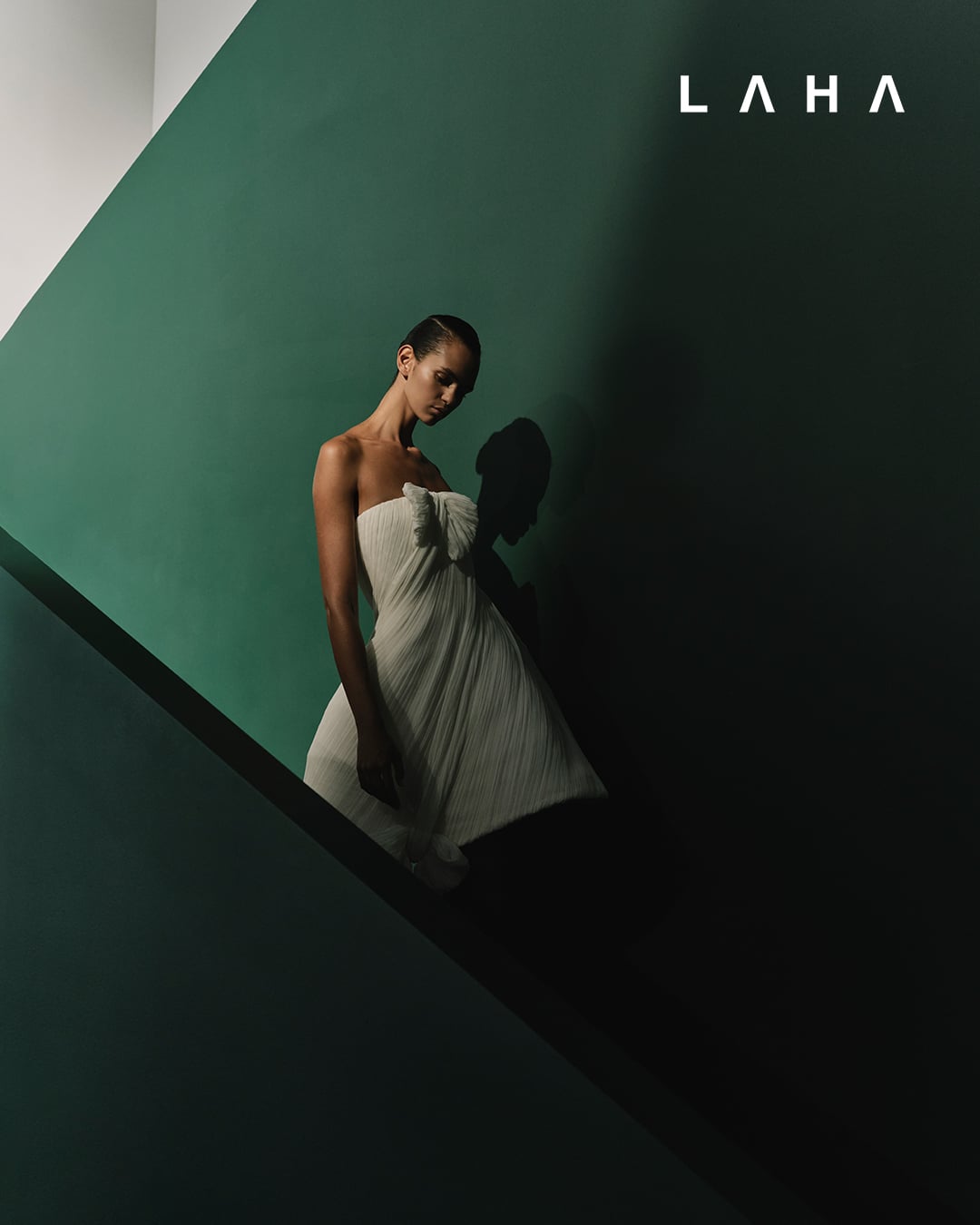 فستان أبيض من Dior 