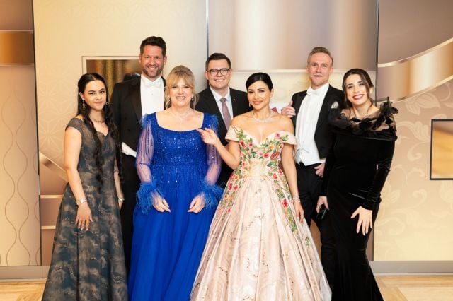 مهيرة عبد العزيز تحضر حفل أوبرا فيينا 2026