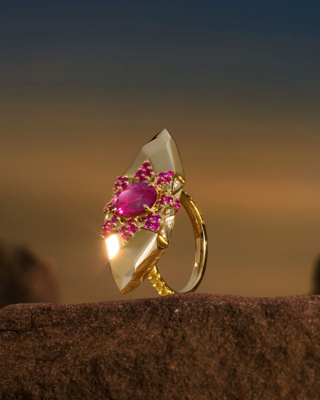 خاتم Petra من مجموعة مجوهرات معوض