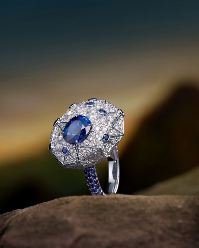 خاتم Machu من مجموعة مجوهرات معوض