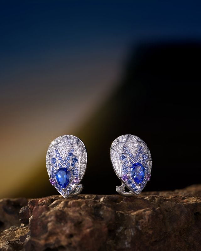 أقراط Chichen Itza من مجموعة مجوهرات معوض