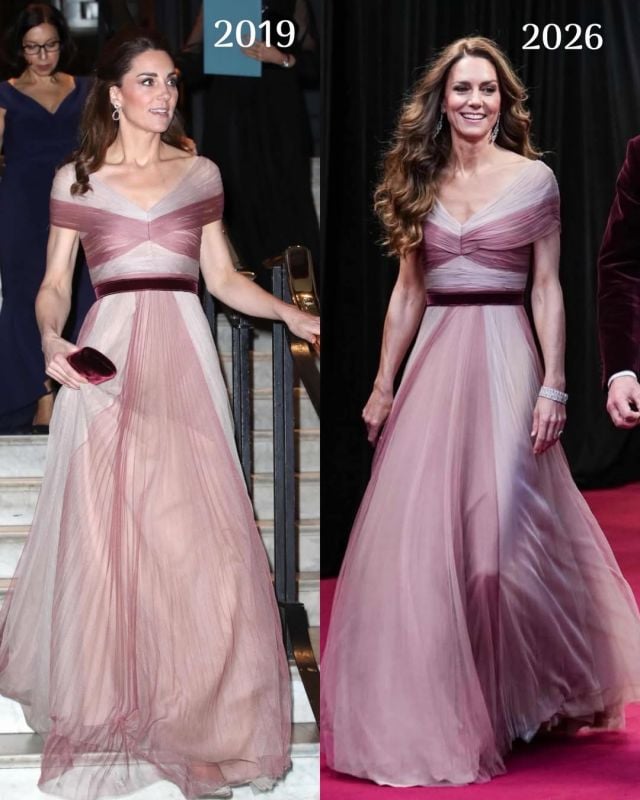 كيت ميدلتون بالفستان نفسه