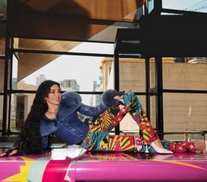  هيفاء وهبي تتألق بموضة الجلد الفخمة 