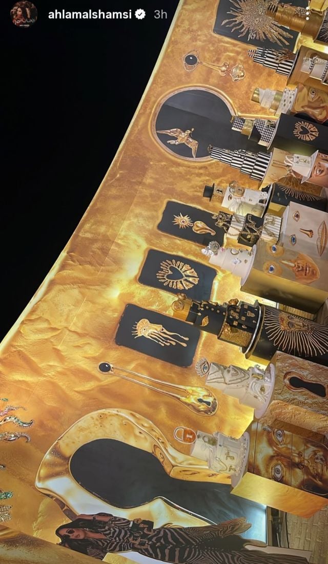 أحلام تحتفل بيوم ميلادها بزينة مبهرة