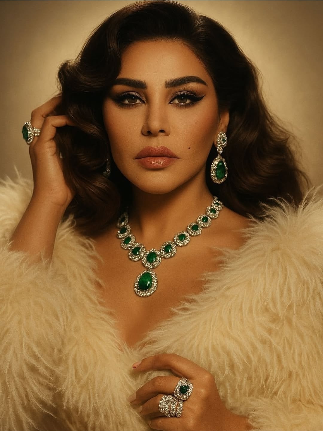 الفخامة والرقي... أحلام تحتفل بعيد ميلادها على طريقة Schiaparelli