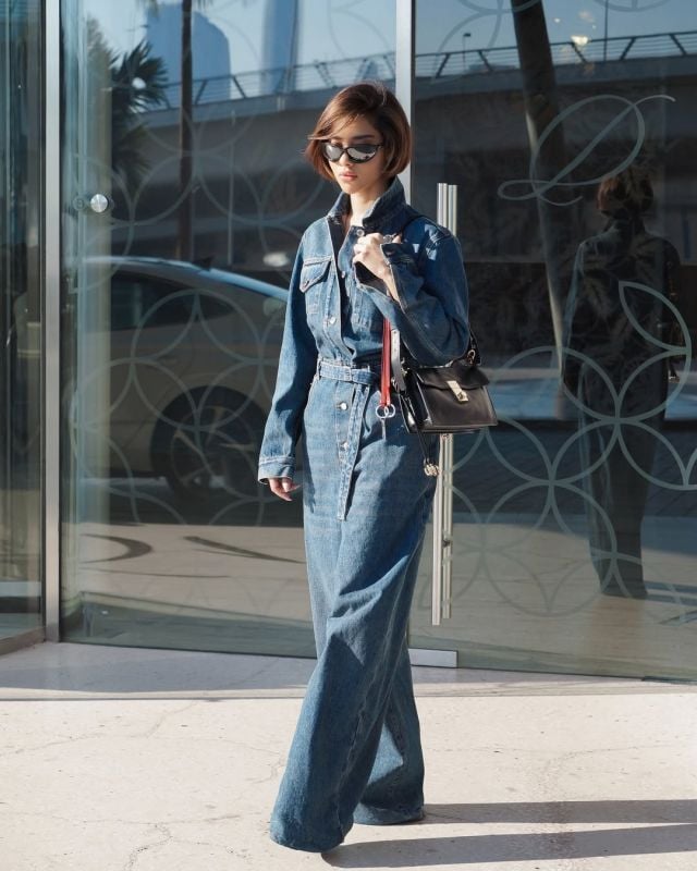 بلقيس فتحي بجمبسوت الدنيم 