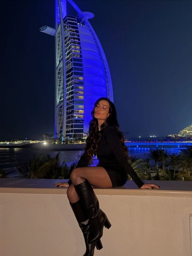 نادين نسيب نجيم تختار الأسود الجريء في تحضيرات عيد ميلادها