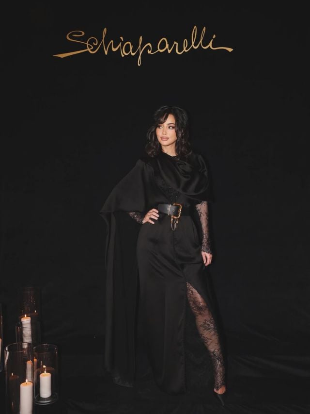 بسمة بوسيل تمزج الفخامة والجرأة في أحدث ظهور لها