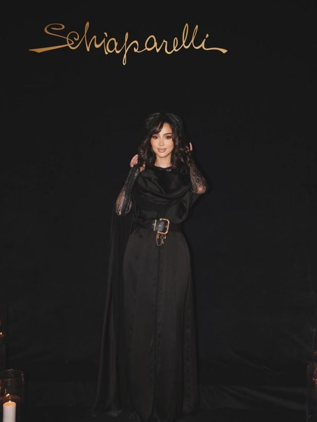 بسمة بوسيل بإطلالة راقية تجمع بين الكلاسيكية والجرأة