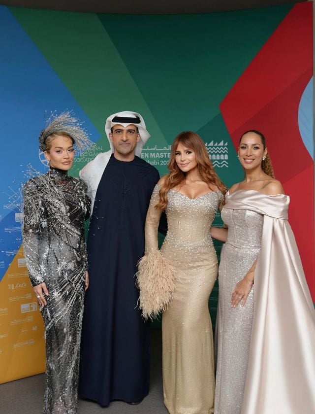 ليونا لويس وكارول سماحة وراشد النعيمي وريتا أورا