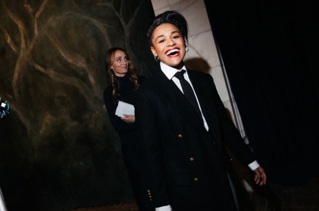 أريانا ديبوز في عرض أزياء رالف لورين لخريف 2026