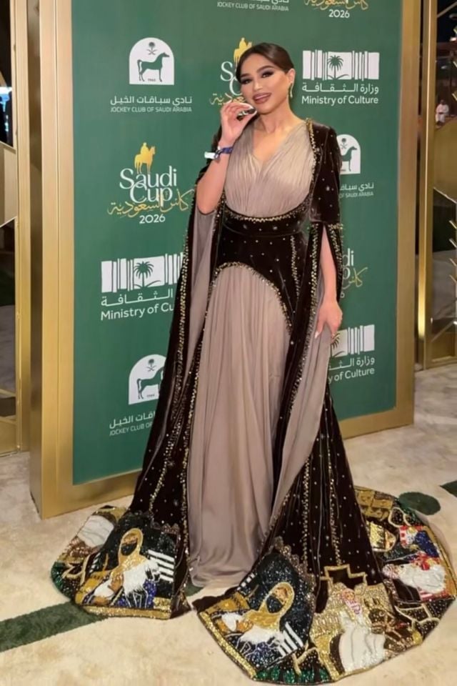 إطلالة نهى نبيل الفخمة تعكس التراث السعودي الأصيل