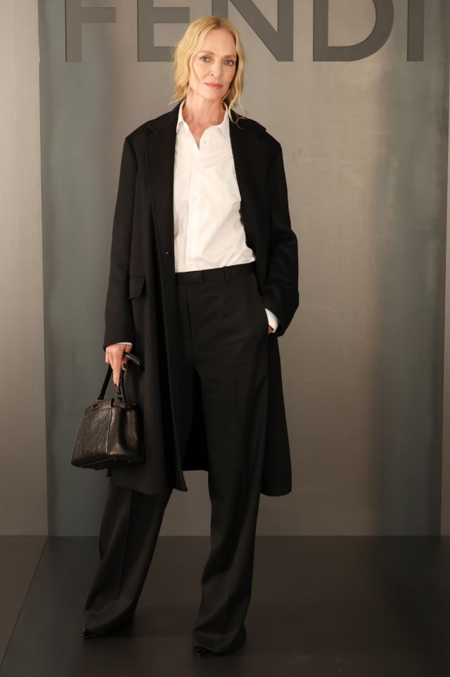 أوما ثورمان في عرض أزياء فندي لخريف 2026