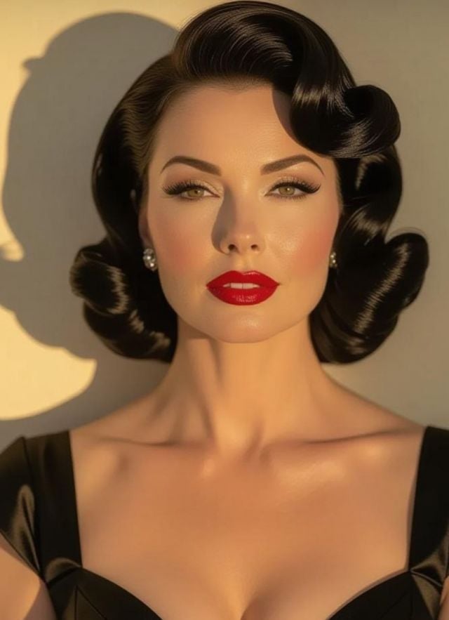 تسريحة البف للشعر القصير