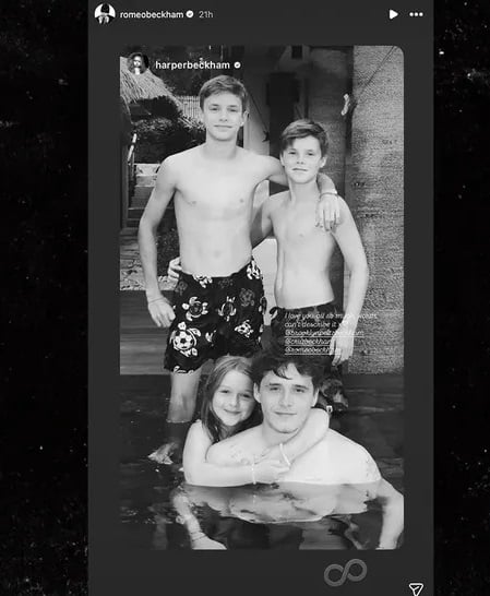 منشور هاربر بيكهام في عيد الحب منشور هاربر بيكهام في عيد الحب