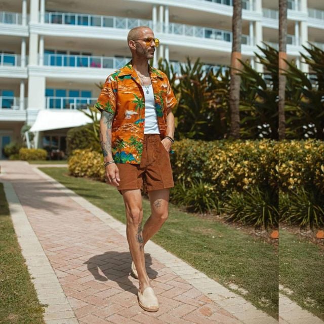 تنسيقات رجاليه صيفيه للشاطئ